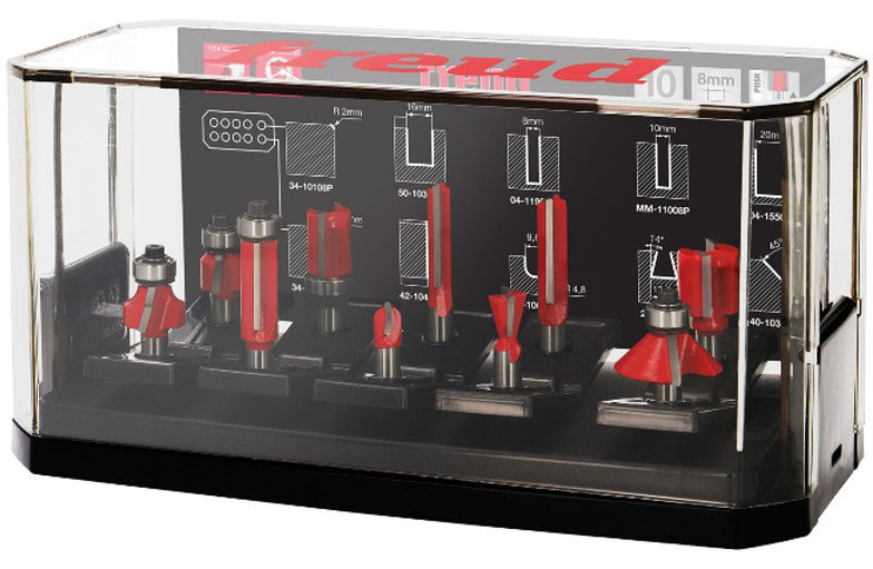 Fräserset Advanced 10Teilig Schaft Ø8mm