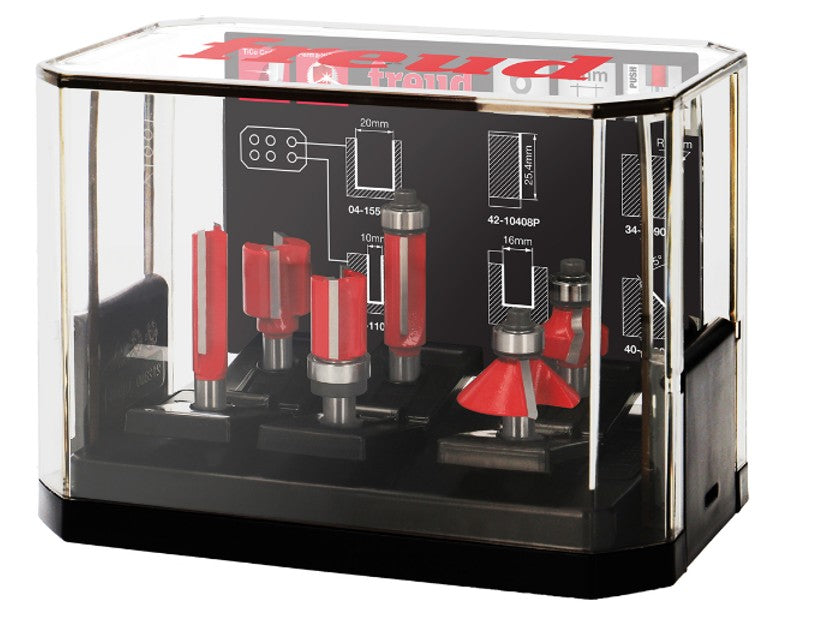 Fräserset Essential gemischt 6Teilig Schaft Ø8mm
