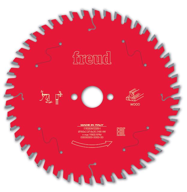 Freud Hand- und Tauchkreissäge Akku ab 120x1.7x1.2x20 Z=24