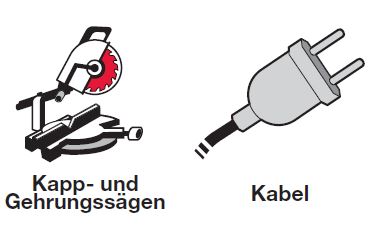 Kapp- und Gehrungssäge Akku