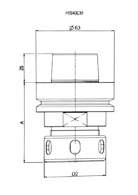 Spannzangenfutter HSK 63 F