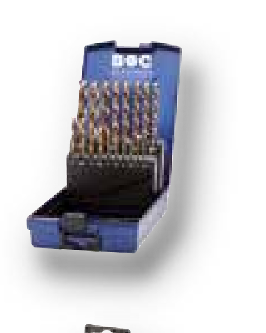 BOHRCRAFT HSS-E Co5 Spiralbohrer-Satz DIN 338 in ABS-Box