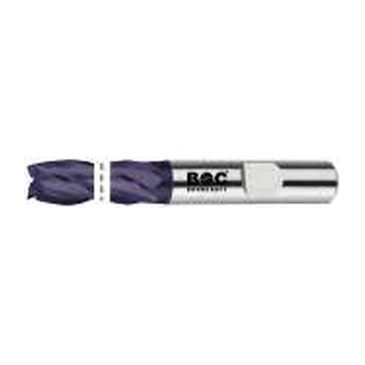BOHRCRAFT Schaftfräser DIN 844 HSSCo8 TiALN Typ N lang 4-schn – Code 5321
