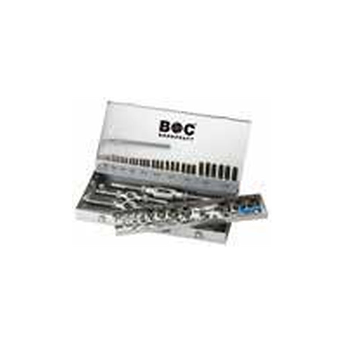 BOHRCRAFT PROFI-PLUS Gewindeschneidsortiment in Metallkoffer – Code 6001