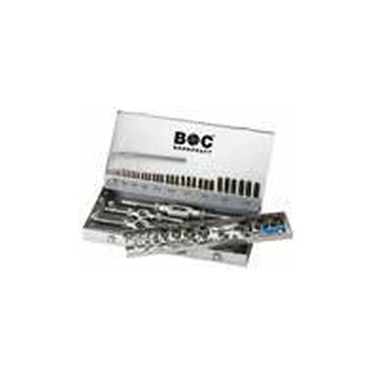 BOHRCRAFT PROFI-PLUS Gewindeschneidsortiment in Metallkoffer – Code 6001