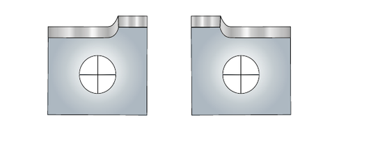 GUHDO 4101 HW-Radiusplatten rechts und links – saubere Herstellerzeichnung