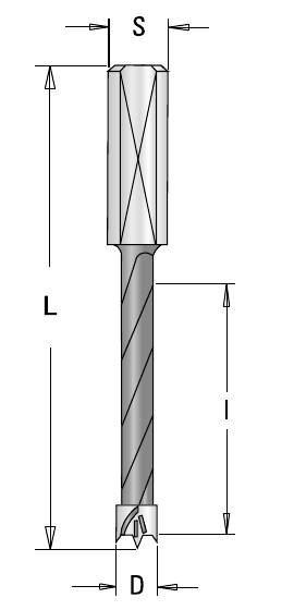 Technische Zeichnung GUHDO 6019 – Maße D, I, L und S