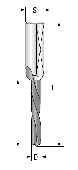 Technische Zeichnung GUHDO 6021 – Maße D, I, L und S