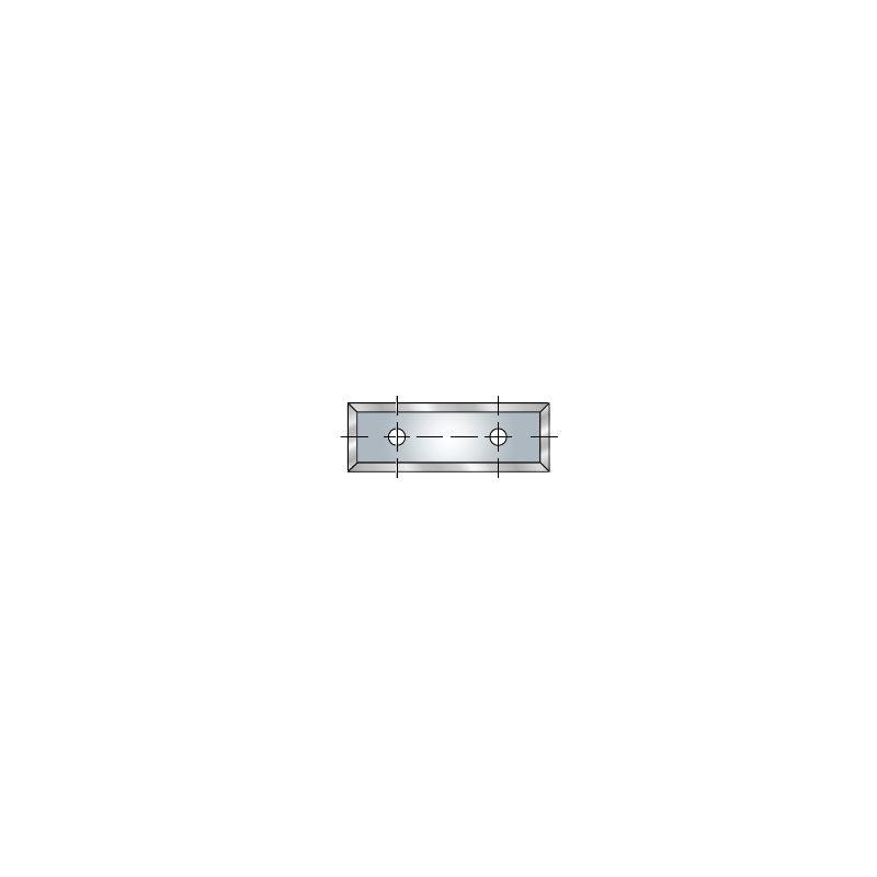 GUHDO 6233.030.00 HW-Wendeplatte 30 × 9 × 1,5 mm