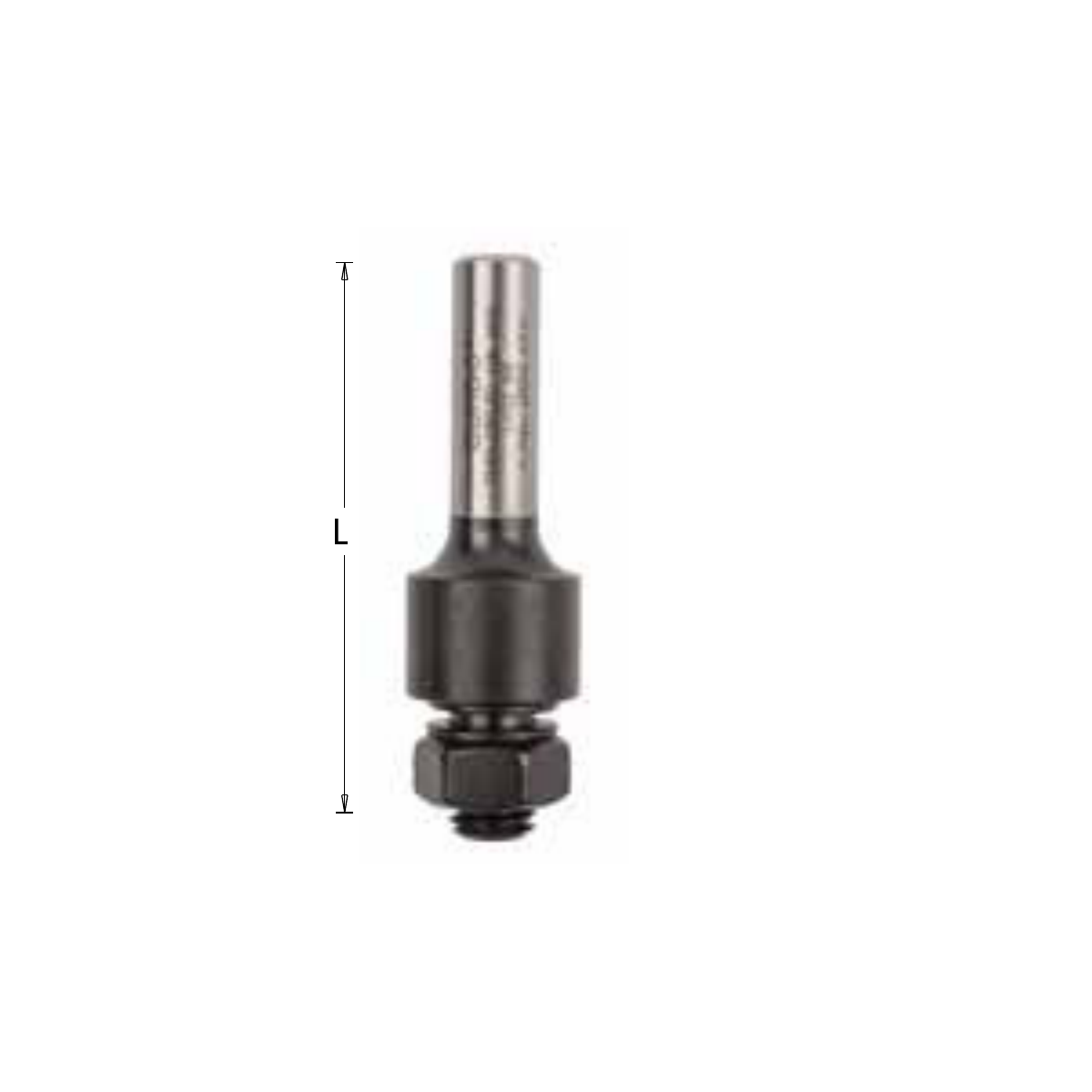 GUHDO 7585 Fräsdorn für Nutsägen mit Schaft 8 mm