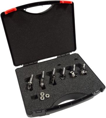GUHDO 7900 HW-WPL-Handoberfräser-Set 6-teilig im Kunststoffkoffer