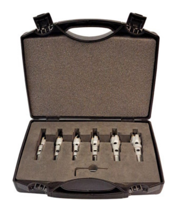 PROJAHN TCT Metall-Lochsägen-Set 38801 im Kunststoffkoffer